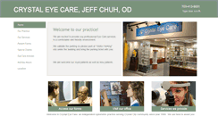 Desktop Screenshot of crystalcityeyecare.com